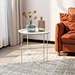 foldable round side table